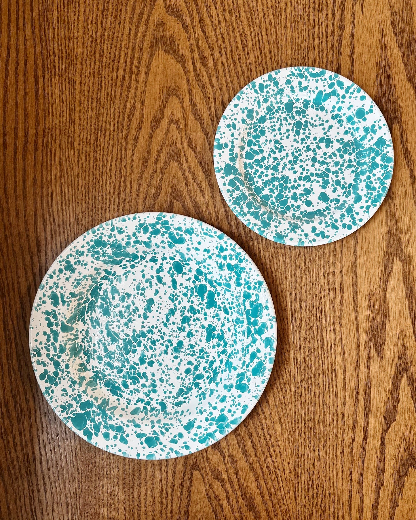 Enamel Splatter Plate