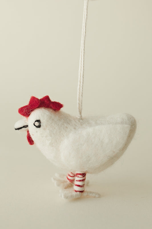 Farmhouse Chicken Ornament