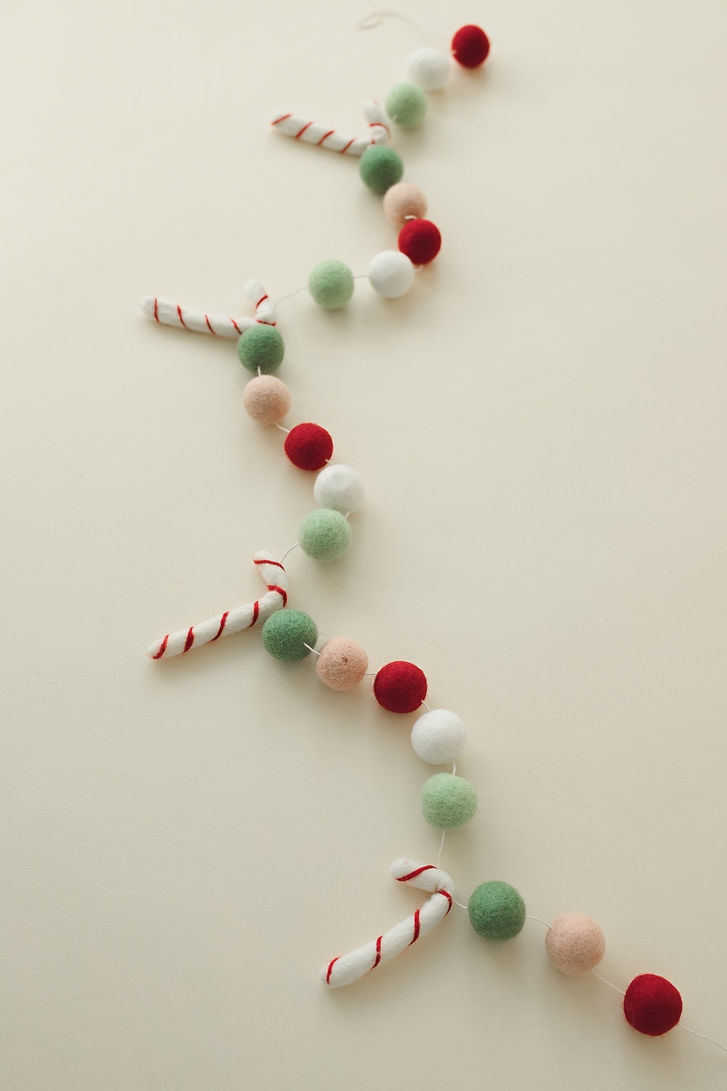 Holiday Felt Ball Garland