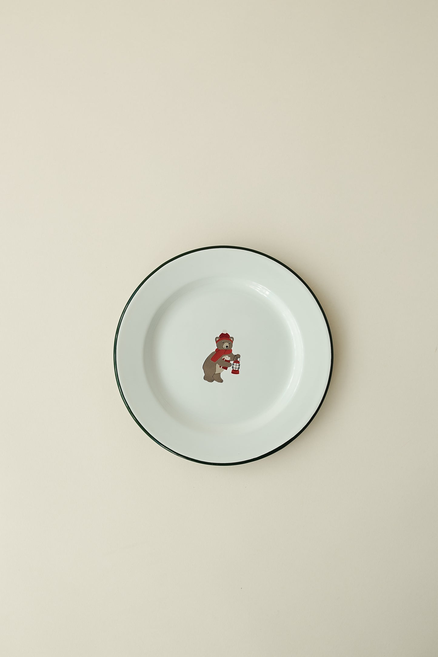 Holiday Animal Salad Plate Set