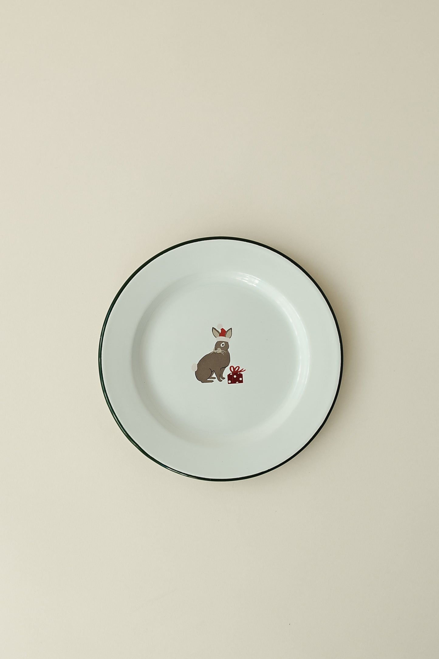 Holiday Animal Salad Plate Set