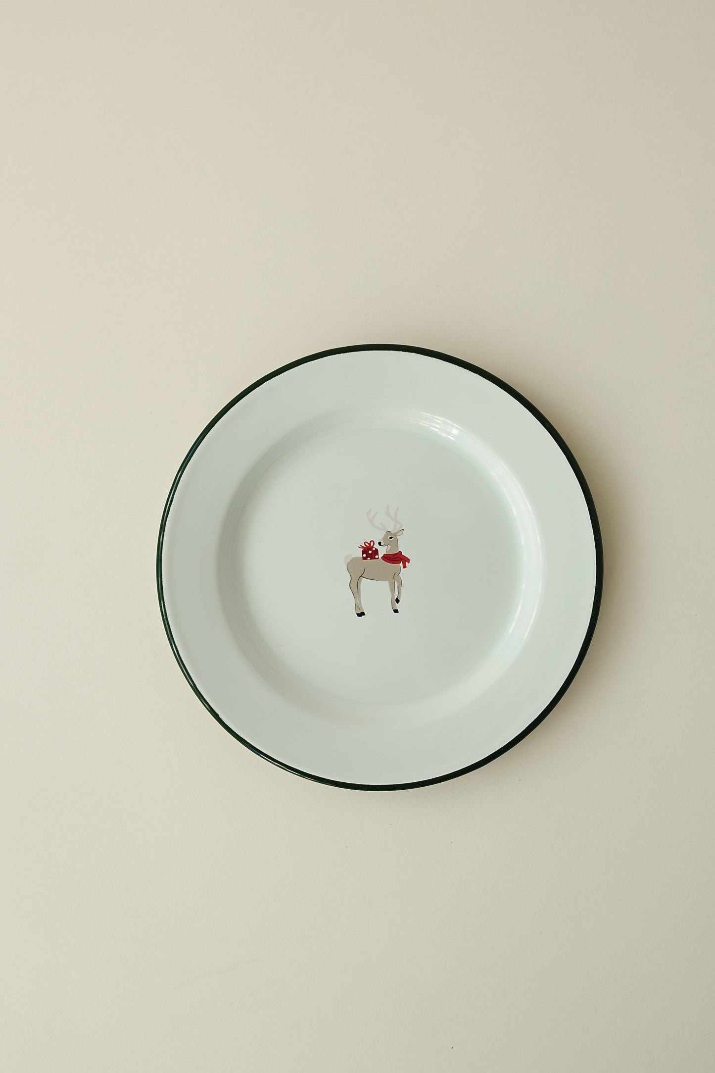 Holiday Animal Salad Plate Set