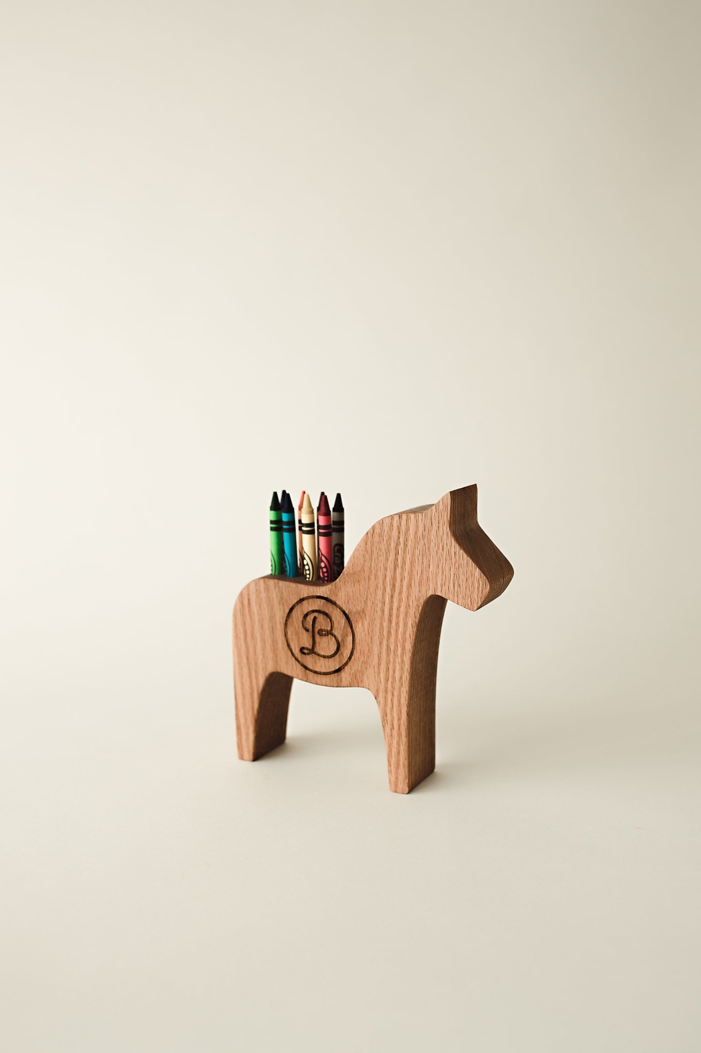 Dala Horse Crayon Holder