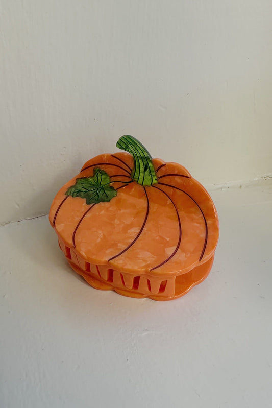 pumpkin hair clip