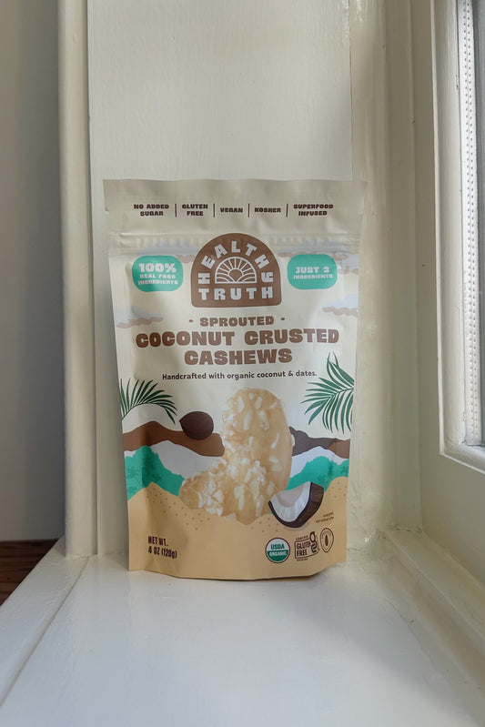 coconut crusted cashews
